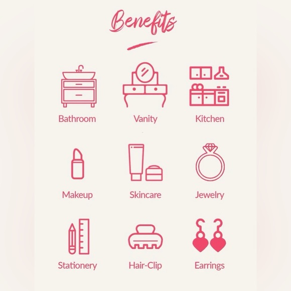 🌸 Free 🌸 with $40 purchase: Set of 3 SHEIN drawer organizers, size small. - Picture 3 of 3